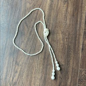 2/$75 - Cultured Pearl Bolero Style Long Necklace
